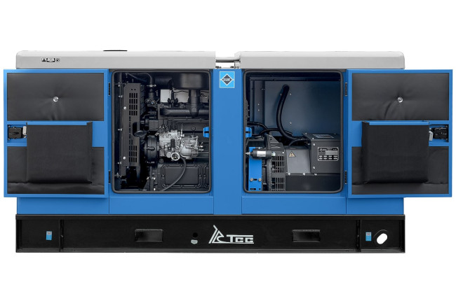 Дизельный генератор ТСС АД-24С-Т400-1РКМ11 в шумозащитном кожухе в Казани