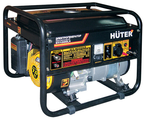 Портативный бензогенератор HUTER DY4000LX в Казани