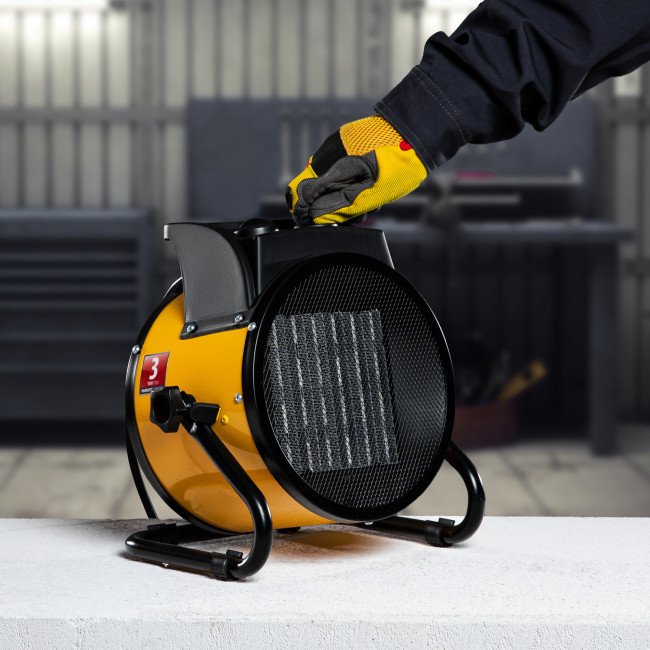 Тепловая пушка, керамический нагреватель (тепловентилятор) DHC 3-150, 230 В, 0.025/1.5/3 кВт Denzel в Казани Тепловая пушка, керамический нагреватель (тепловентилятор) DHC 3-150, 230 В, 0.025/1.5/3 кВт Denzel в Казани