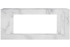 Каминокомплект Line 42 SFT White Marble (Разборный) - Белый мрамор с очагом Vision 42 LOG LED в Казани