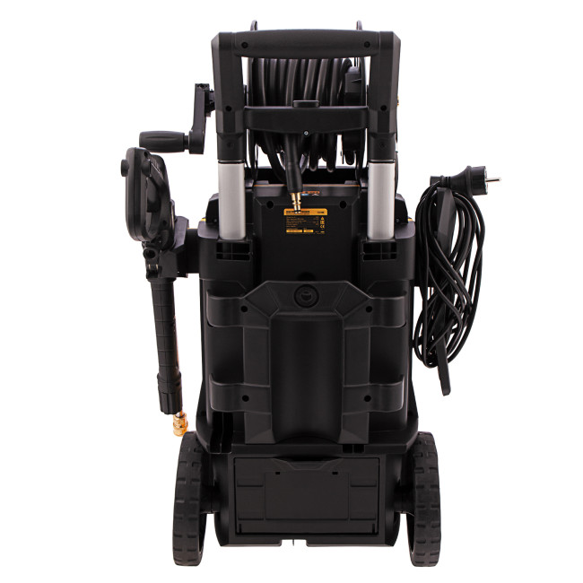 Моечная машина высокого давления R-210iD, 2600 Вт, 210 бар, 8.0 л/мин, асинхронный двигатель, барабан Denzel в Казани