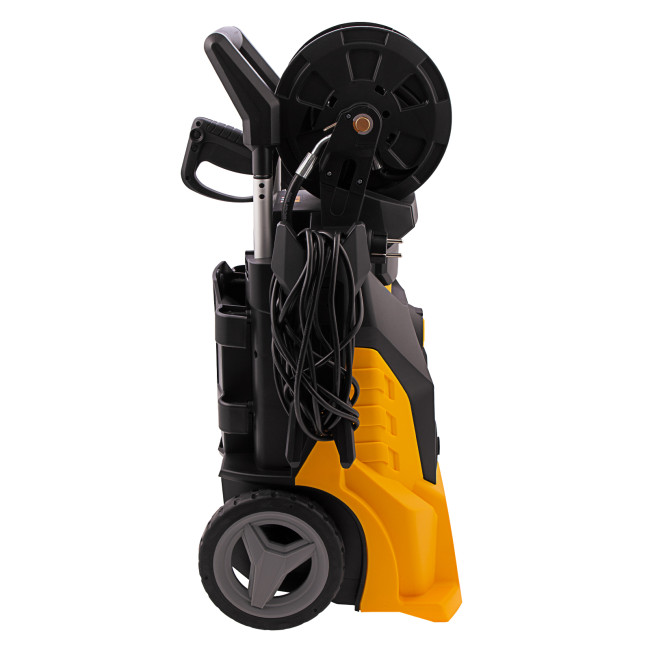 Моечная машина высокого давления R-210iD, 2600 Вт, 210 бар, 8.0 л/мин, асинхронный двигатель, барабан Denzel в Казани