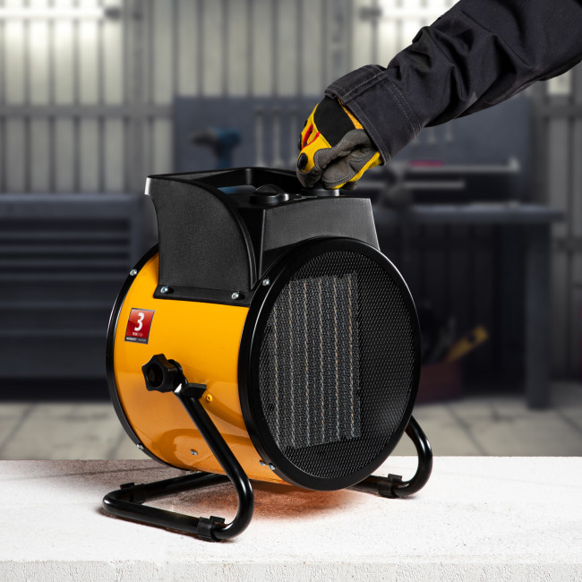 Тепловая пушка, керамический нагреватель (тепловентилятор) DHC 5-400, 230 В, 0.04/3/5 кВт Denzel в Казани Тепловая пушка, керамический нагреватель (тепловентилятор) DHC 5-400, 230 В, 0.04/3/5 кВт Denzel в Казани