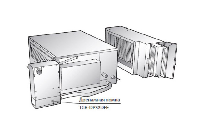 Toshiba Дренажная помпа (TCB-DP32DFE) в Казани