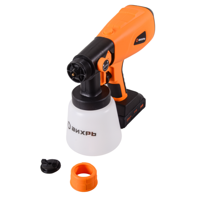 Краскопульт аккумуляторный АКП-20Li Вихрь (в комплекте 1 АКБ и ЗУ) в Казани Краскопульт аккумуляторный АКП-20Li Вихрь (в комплекте 1 АКБ и ЗУ) в Казани