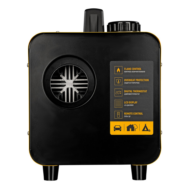 Дизельная тепловая портативная пушка  Flame-5, 5кВт, 300м3/ч, непр.наг., циф. терм. Denzel в Казани