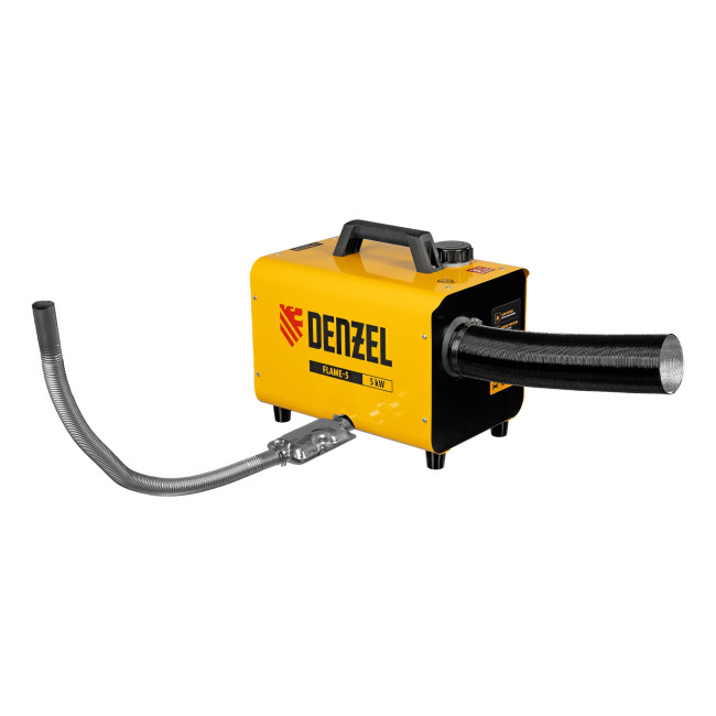 Дизельная тепловая портативная пушка  Flame-5, 5кВт, 300м3/ч, непр.наг., циф. терм. Denzel в Казани