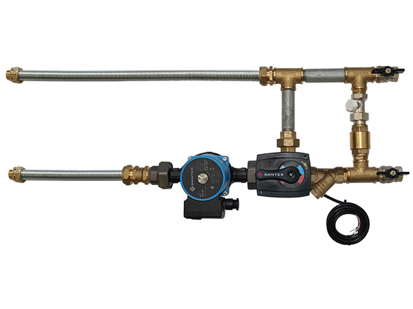 Смесительные узлы для водяных калориферов с байпасом и гибкими подводками в Казани Смесительные узлы для водяных калориферов с байпасом и гибкими подводками в Казани