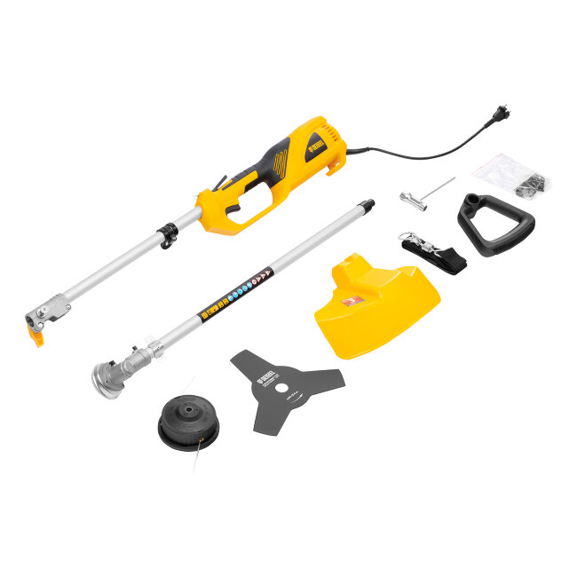 Триммер электрический TE-1200, 1200 Вт, 380 мм, катушка + диск, разборная штанга Denzel в Казани Триммер электрический TE-1200, 1200 Вт, 380 мм, катушка + диск, разборная штанга Denzel в Казани