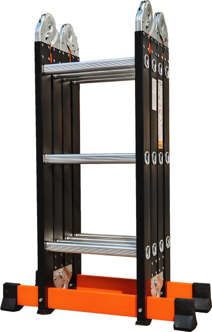 Лестница трансформер стальная, алюминиевые ступени 4x5 ТАЛМЕТ/TALMET TM-505С в Казани