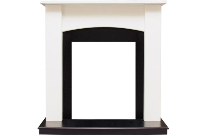 Каминокомплект Baltimore - Слоновая кость, черный с очагом Flagstaff в Казани