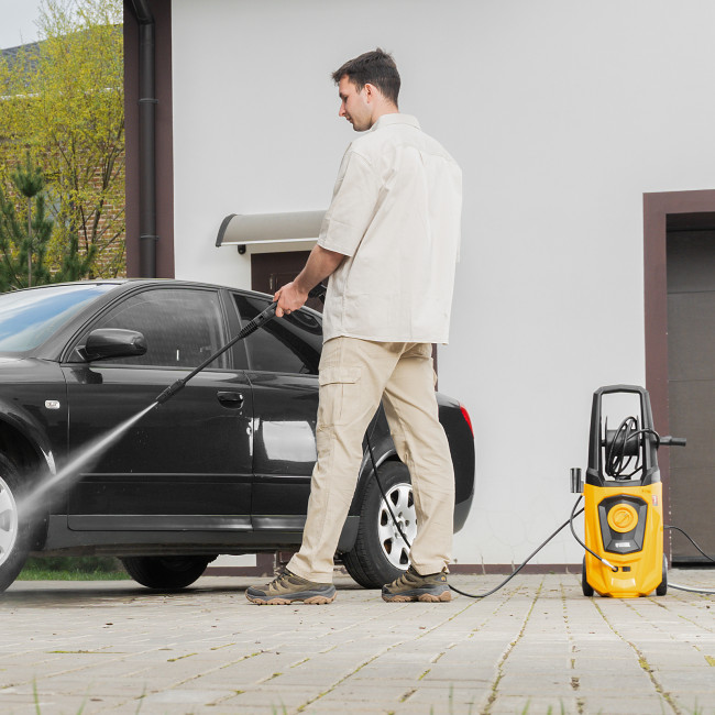 Моечная машина высокого давления R-170D, 2000 Вт, 170 бар, 360 л/ч, с барабаном Denzel в Казани Моечная машина высокого давления R-170D, 2000 Вт, 170 бар, 360 л/ч, с барабаном Denzel в Казани