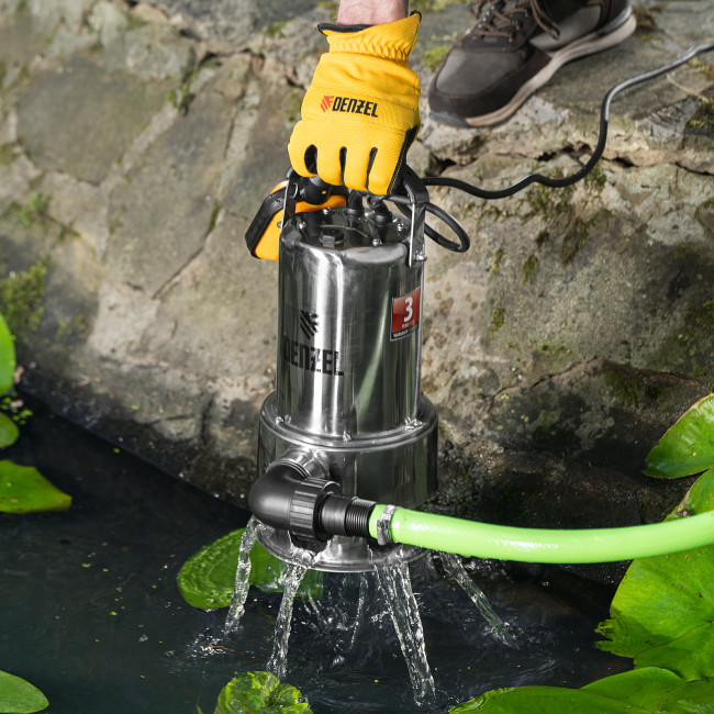 Дренажный насос DPL800X, 800 Вт, подъем 7 м, 16500 л/ч Denzel       в Казани