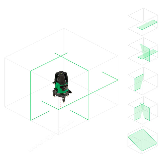 Лазерный уровень RGK LP-62G с калибровкой в Казани