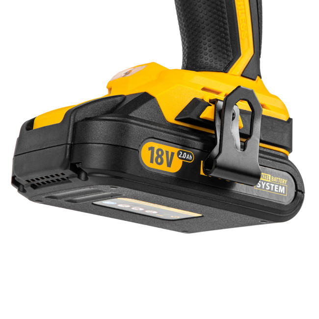 Дрель-шуруповерт аккумуляторная, бесщет. BLDL-IB-18-02, Li-Ion, 18 В, 2 акк. Denzel в Казани