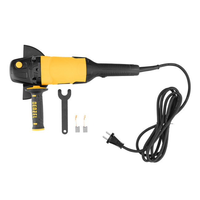 Машина шлифовальная угловая AG150-1500, 1500 Вт, 150 мм, 8500 об/мин Denzel в Казани