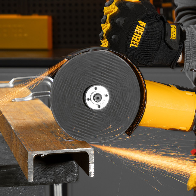 Машина шлифовальная угловая AG150-1500, 1500 Вт, 150 мм, 8500 об/мин Denzel в Казани