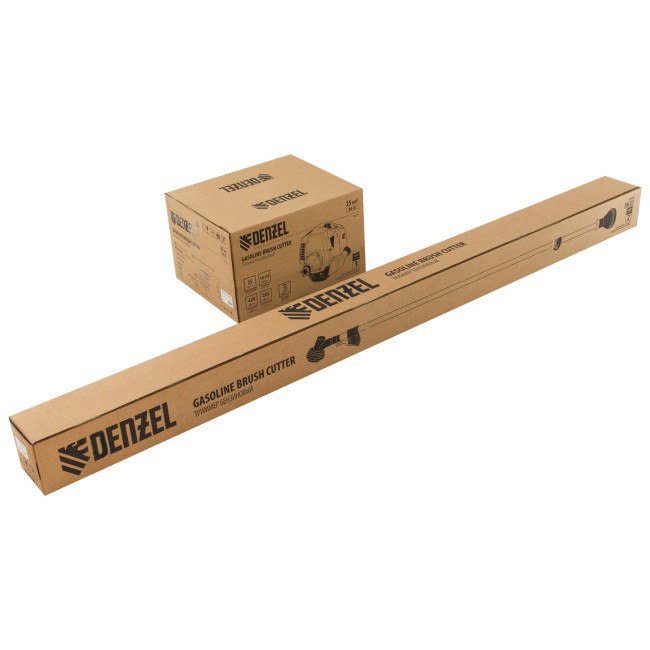 Триммер бензиновый DR-25, 25 см3, неразъемная штанга, состоит из 2 частей Denzel в Казани