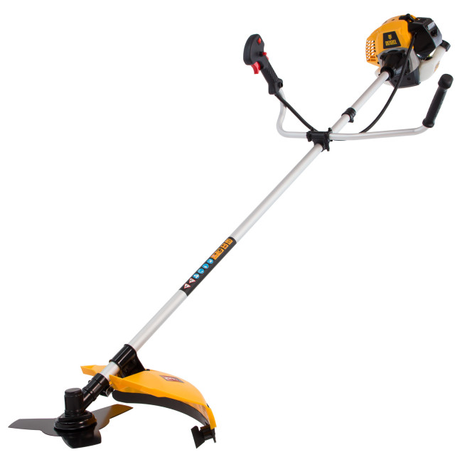 Триммер бензиновый DR-33, 33 см3, неразъемная штанга, состоит из 2 частей Denzel в Казани Триммер бензиновый DR-33, 33 см3, неразъемная штанга, состоит из 2 частей Denzel в Казани