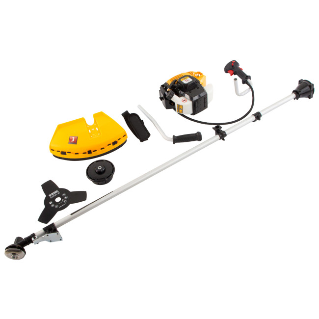 Триммер бензиновый DR-33, 33 см3, неразъемная штанга, состоит из 2 частей Denzel в Казани Триммер бензиновый DR-33, 33 см3, неразъемная штанга, состоит из 2 частей Denzel в Казани