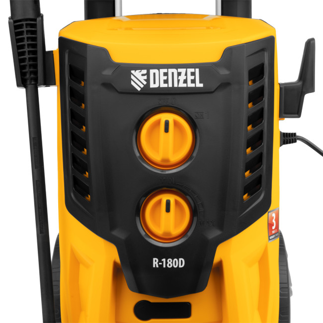 Моечная машина высокого давления R-180D, 2200 Вт, 180 бар, 380 л/ч, с барабаном Denzel в Казани