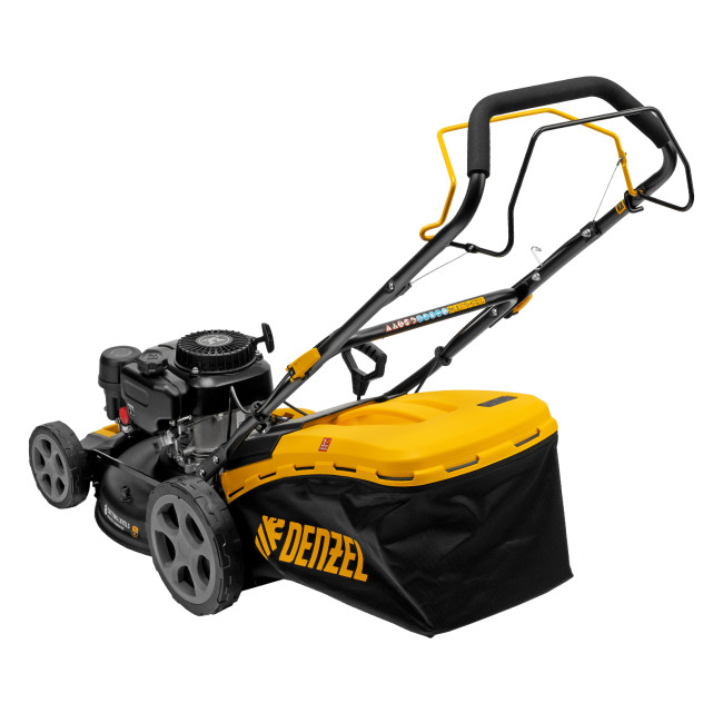 Газонокосилка бензиновая GLR-460SP-ZS, 149 см3, ширина 46 см, привод, травосборник 65 л Denzel в Казани
