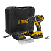 Дрель-шуруповерт аккумуляторная ударная бесщет CIDB-IB-18-02, Li-Ion, 18 В, 2 акк. Denzel Дрель-шуруповерт аккумуляторная ударная бесщет CIDB-IB-18-02, Li-Ion, 18 В, 2 акк. Denzel