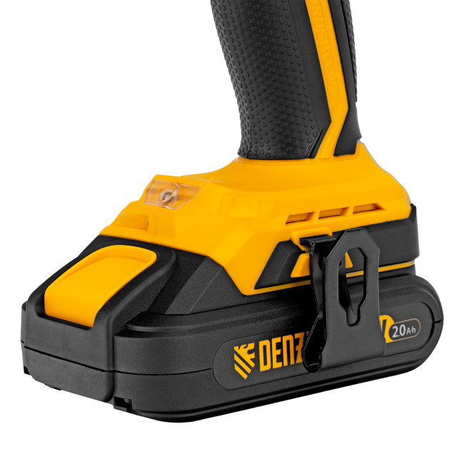 Дрель-шуруповерт аккумуляторная ударная бесщет CIDB-IB-18-02, Li-Ion, 18 В, 2 акк. Denzel в Казани