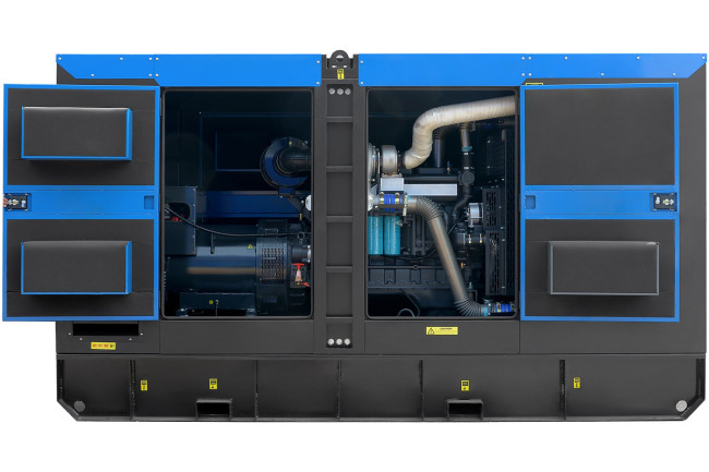 Дизельный генератор ТСС АД-250С-Т400 в шумозащитном кожухе с АВР в Казани