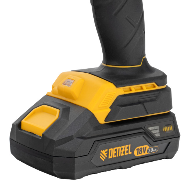 Дрель-шуруповерт аккумуляторная, бесщет. BLDL-18-02 Li-Ion, 18 В Denzel в Казани Дрель-шуруповерт аккумуляторная, бесщет. BLDL-18-02 Li-Ion, 18 В Denzel в Казани