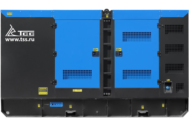 Дизельный генератор ТСС ЭД-250-Т400 в шумозащитном кожухе на прицепе в Казани