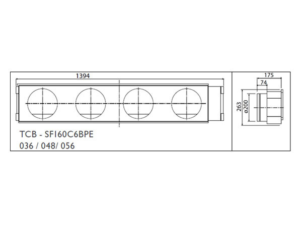Toshiba Фланец воздушный стандартный (TCB-SF160C6BPE) в Казани