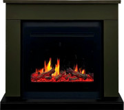 Каминокомплект Bergen 23 (Разборный) - Темная олива с очагом 5D V-ART 25