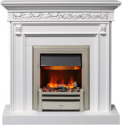 Каминокомплект Valletta - Белый (Ширина 1040 мм) с очагом Chesford