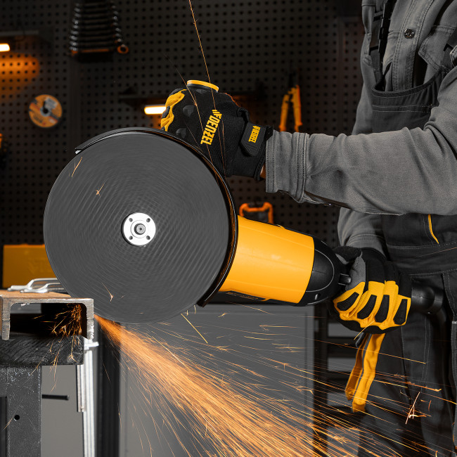 Машина шлифовальная угловая AG230-2600, 2600 Вт, 230 мм, 6000 об/мин Denzel в Казани Машина шлифовальная угловая AG230-2600, 2600 Вт, 230 мм, 6000 об/мин Denzel в Казани