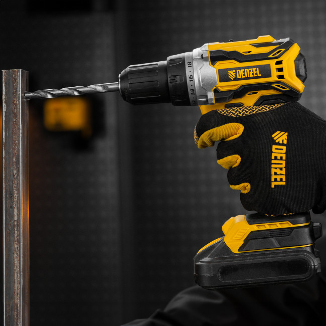 Дрель-шуруповерт аккумуляторная, бесщет. BLDL-18-0 Li-Ion, 18 В Denzel в Казани Дрель-шуруповерт аккумуляторная, бесщет. BLDL-18-0 Li-Ion, 18 В Denzel в Казани