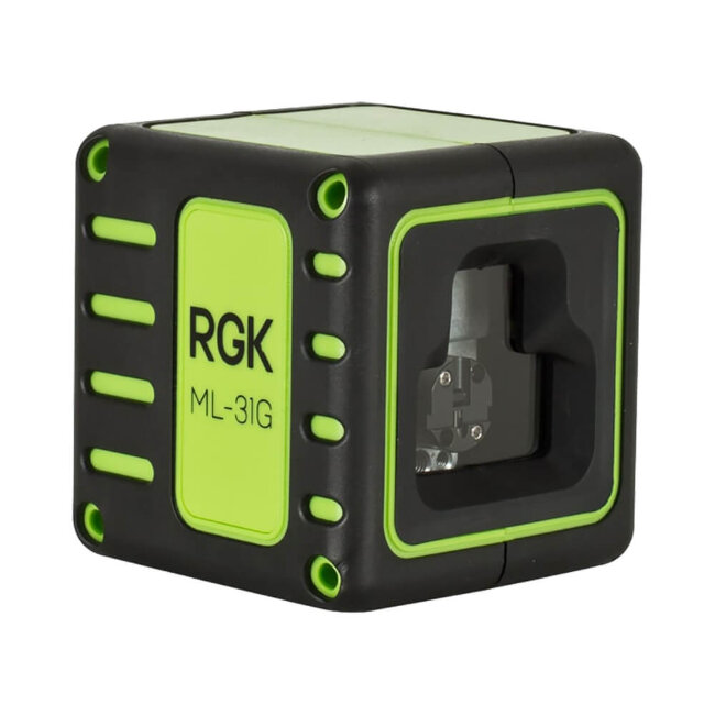 Комплект: лазерный уровень RGK ML-31G + штатив RGK F170 кронштейн RGK K-5 рулетка RGK RM3 в Казани