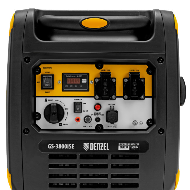 Генератор инверторный GS-3800iSE, 3,8 кВт, 230 В, закрытый корпус,электростартер Denzel в Казани Генератор инверторный GS-3800iSE, 3,8 кВт, 230 В, закрытый корпус,электростартер Denzel в Казани