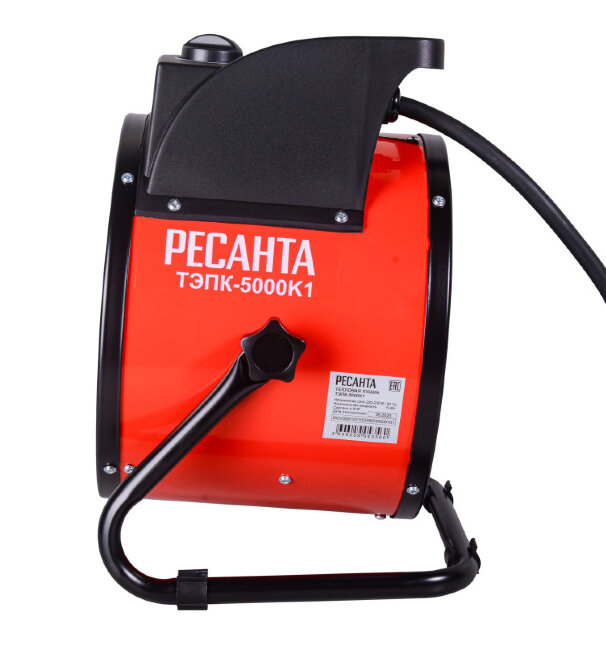 Электрическая тепловая пушка РЕСАНТА ТЭПК-5000K1 в Казани Электрическая тепловая пушка РЕСАНТА ТЭПК-5000K1 в Казани