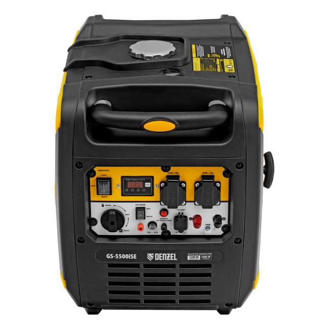 Генератор инверторный GS-5500iSE, 5,5 кВт, 230 В, закрытый корпус,электростартер Denzel в Казани Генератор инверторный GS-5500iSE, 5,5 кВт, 230 В, закрытый корпус,электростартер Denzel в Казани