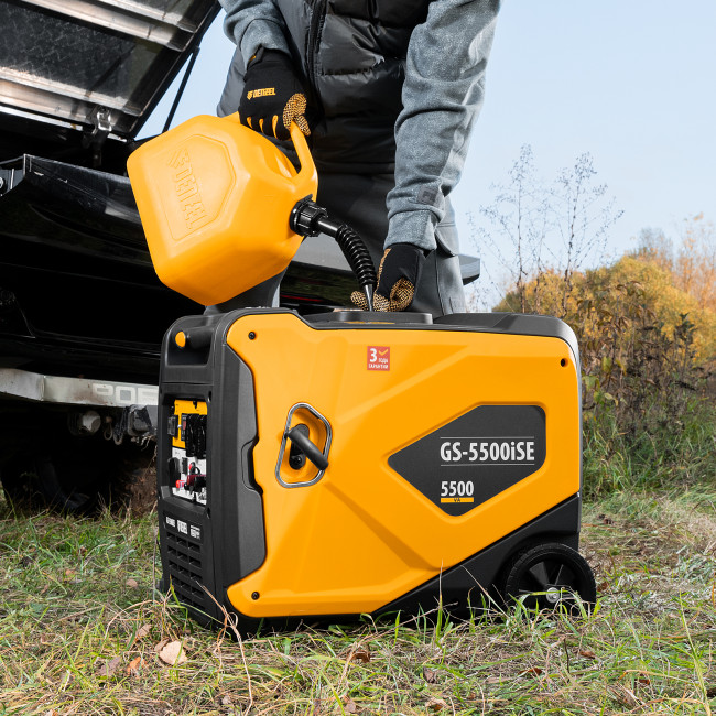 Генератор инверторный GS-5500iSE, 5,5 кВт, 230 В, закрытый корпус,электростартер Denzel в Казани Генератор инверторный GS-5500iSE, 5,5 кВт, 230 В, закрытый корпус,электростартер Denzel в Казани