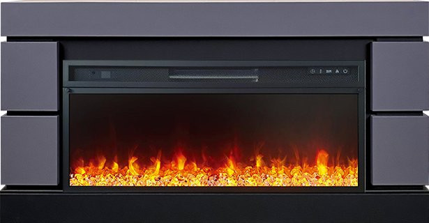 Каминокомплект Modern 42 SFT (Разборный) - Серый графит с очагом Vision 42 LED в Казани
