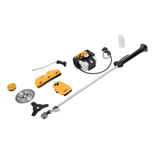 Триммер бензиновый DGT-52-PRO, анти-вибро, 52 см3, неразъем, состоит из 2 частей Denzel в Казани