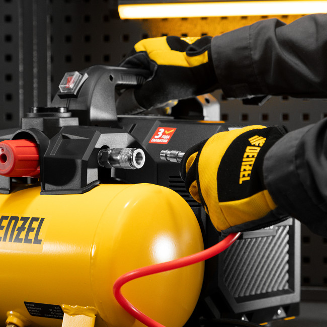 Компрессор DLS750/6 безмасляный малошумный 750 Вт, 140 л/мин,ресивер 6 л Denzel в Казани Компрессор DLS750/6 безмасляный малошумный 750 Вт, 140 л/мин,ресивер 6 л Denzel в Казани