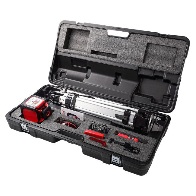 Комплект ротационного нивелира с раздвижным штативом RGK SP-100 COMBO с калибровкой в Казани