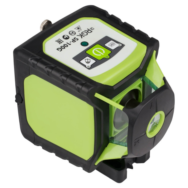 Комплект ротационного нивелира с элевационным штативом RGK SP-100G COMBO с калибровкой в Казани