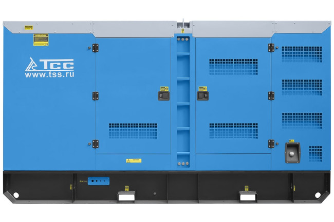 Дизельный генератор ТСС АД-300С-Т400 в шумозащитном кожухе в Казани