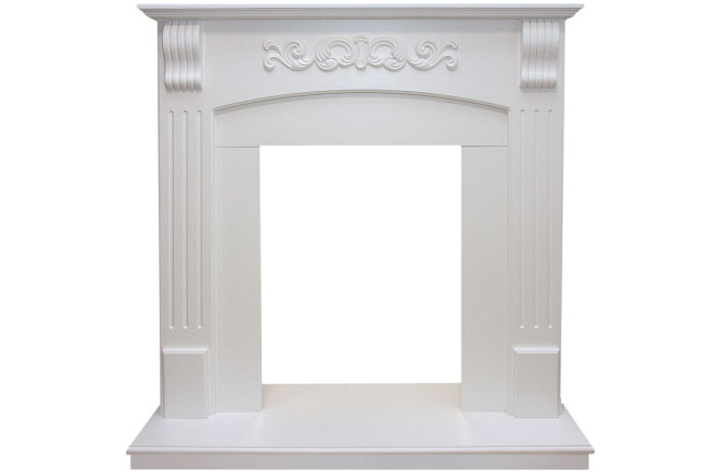 Каминокомплект Sorrento - Белый дуб с очагом Danville Black FB2 в Казани