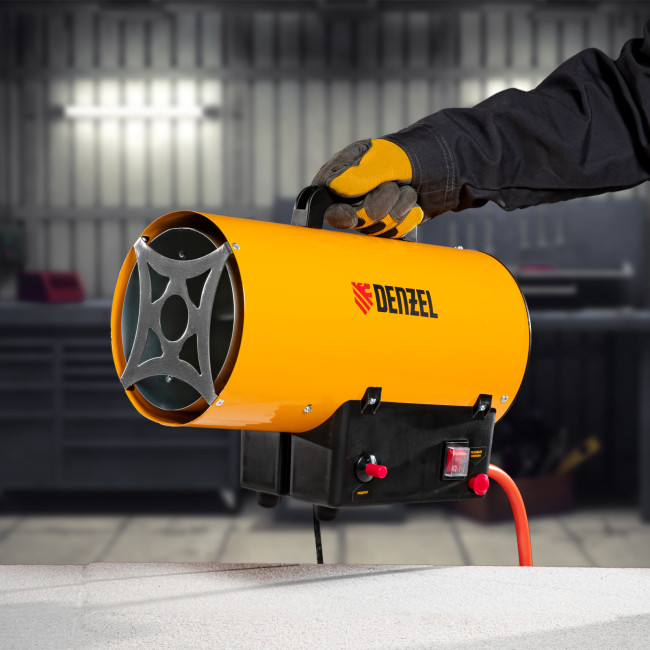 Газовая тепловая пушка GHG-15, 15 кВт, 500 м3/ч, пропан-бутан Denzel в Казани Газовая тепловая пушка GHG-15, 15 кВт, 500 м3/ч, пропан-бутан Denzel в Казани