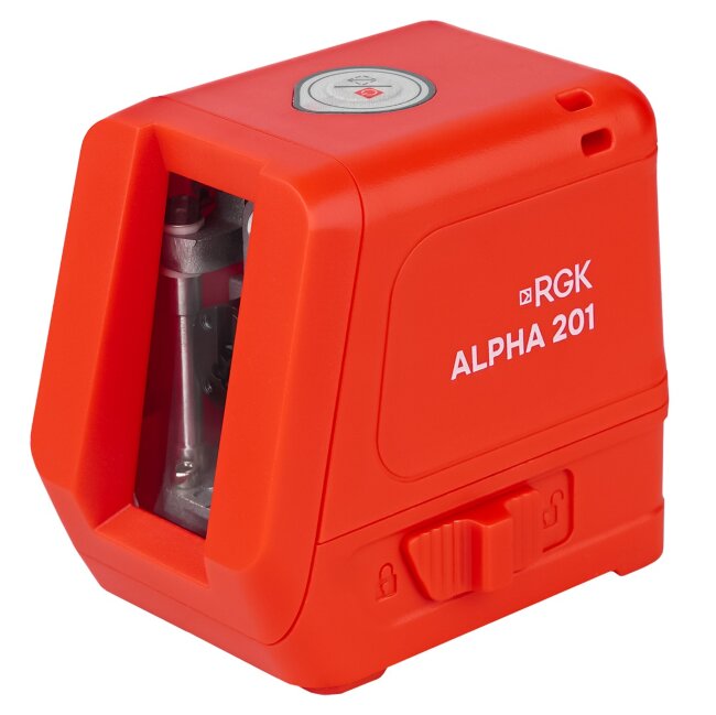 Лазерный уровень RGK ALPHA 201 с калибровкой с красным лучом в Казани